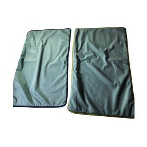 MONDAY MOOSE Green Blue 100% Velvet Decorative 12x20 Pillow Shams - 2 colors